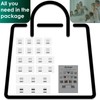 Jovware 14 Pack Shower Caddy Adhesive Replacement, Strong Adhesive Shower