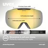 Uvex epic ATTRACT Ski Goggles Frameless 100% UV400 Protection Anti-Fog