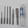 ANDELI 6 Piece SDS-Plus Drill & Chisel Set, Tungsten Carbide,