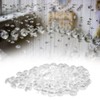300pcs 20mm Transparent Acrylic Diamonds Crystals Pointed Beads Wedding Party