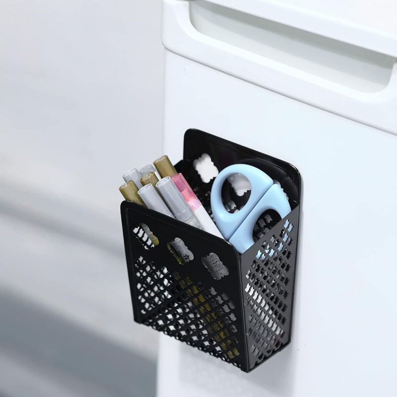 zeyce Magnetic Pen Holder, Mesh Metal Strong Magnet Dry Erase