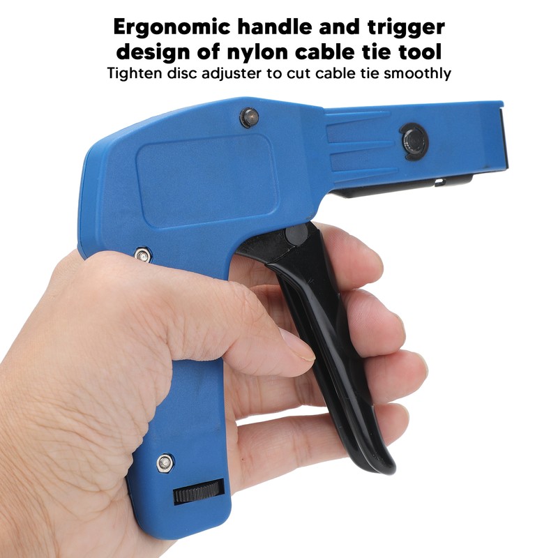 Cable Tie Gun Die Cast Steel Flush Cut Zip Fastening