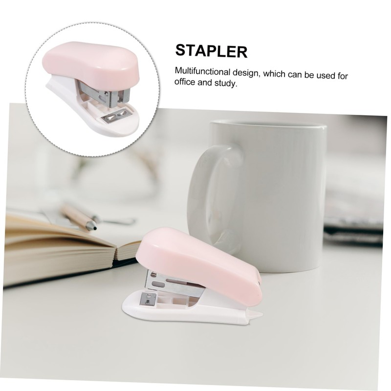 Operitacx Mini Stapler Coloured Stapler Student Small Stapler Hand Stapler