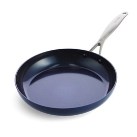 GreenPan Performance Pro Ceramic Nonstick 12" Frypan, Non-Toxic PFAS-Free, Dishwasher & Oven Safe, Wobble-Free, Blue