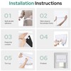 HOMEIDEAS 100% Blackout Sidelight Curtains for Front Door, Side Door