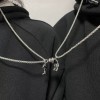 Veraly Set 2 Pulseras Y 2 Collares Pareja Astronauta Acero