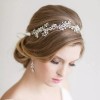 Unbranded 3pc Bridal Crystal Crowns Pearl Hairband Tiaras Women's Wedding