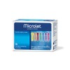 Microlet Lancetas Estériles, color, 25 count, pack of/paquete de