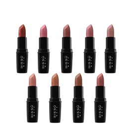 Set Labiales Mate Bissu (kit 9 Piezas Tonos Nude)