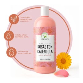 Tónico rosas & caléndula 1 L, alivio e hidratación diaria