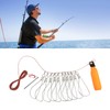 Live Fish Lock with Foam Float Stick Steel Wire Fishing