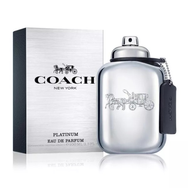 Coach New York Platinum Eau De Parfum 100ml 3.3 Fl