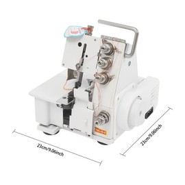 Overlock Machine Four-thread Overlocking Machine with Foot Controller 100 w Electric Sewing Machine WITH LED Light 1250 Stitches/Minute