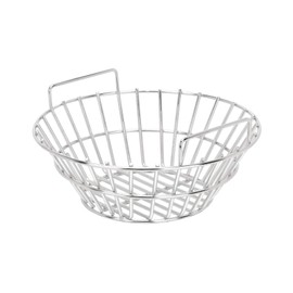 only fire #8566 Charcoal Ash Basket Stainless Steel Charcoal Holder with Handles, Grilling Accessories for Better Airflow, Fits Big Green Egg, Medium