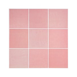Pink Peel & Stick Backsplash - Self Adhesive Square Tiles (12"x12") for Kitchen & Bathroom
