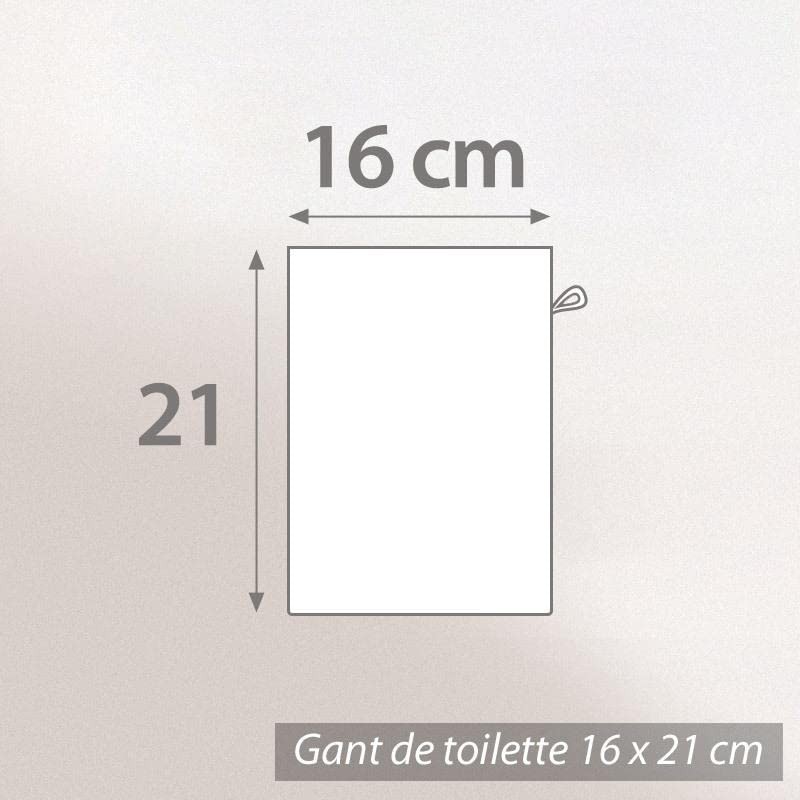 Wash Mitts 16 x 21 cm Pure Candy 550 g/m²