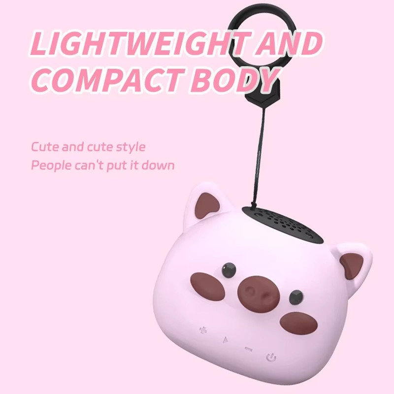 JINSERTA Portable Mini Cartoon Bluetooth Speaker Mini Animal Cute Kids