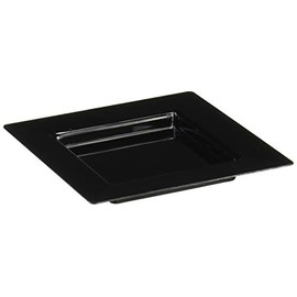 Soria PS30303 Plate, 2.9 x 3.0 inches (75 x 75 mm), Black