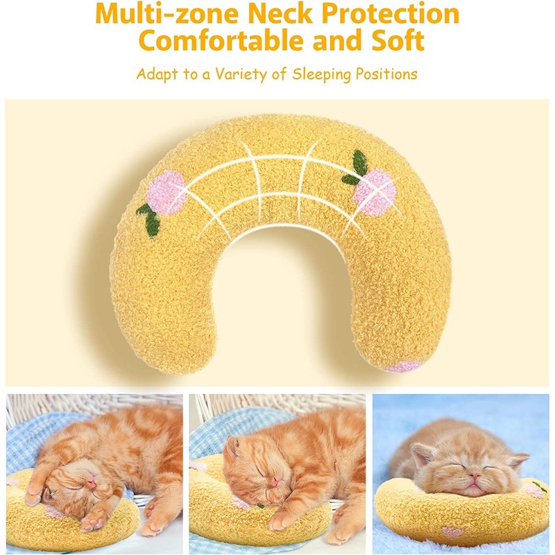 Jognee Pillow for Cats | Soft Fluffy Pet Calming Toy