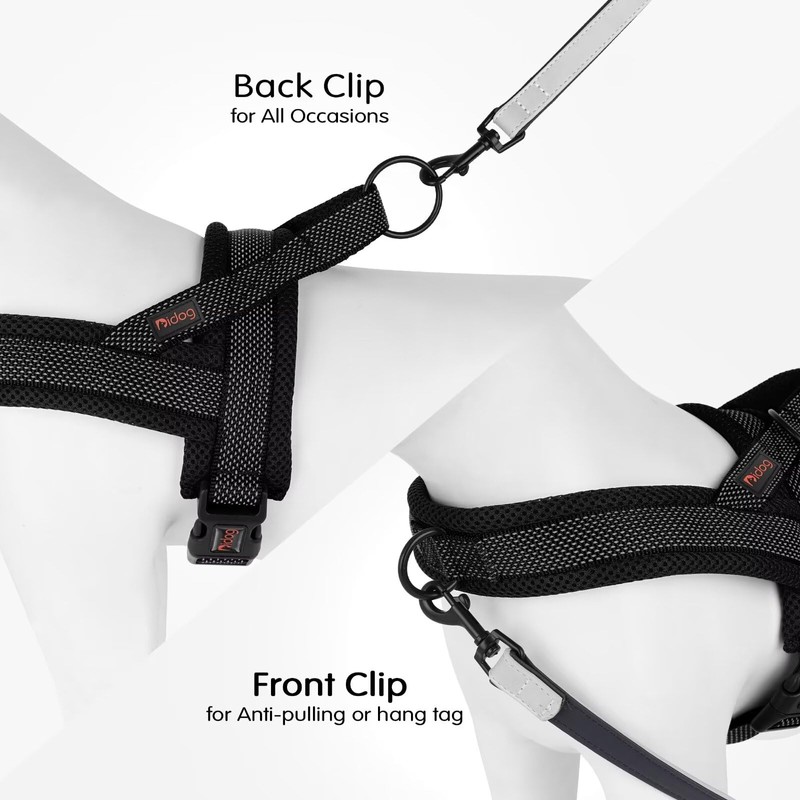 Didog No Pull Dog Harness with Breathable Mesh Padded, Full