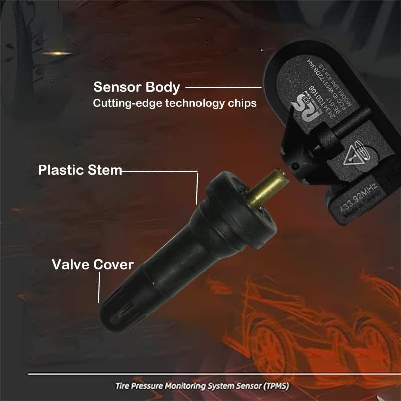 RS ONE TPMS Sensor 433Mhz 4pc| for Rivian R1T/R1S Models,