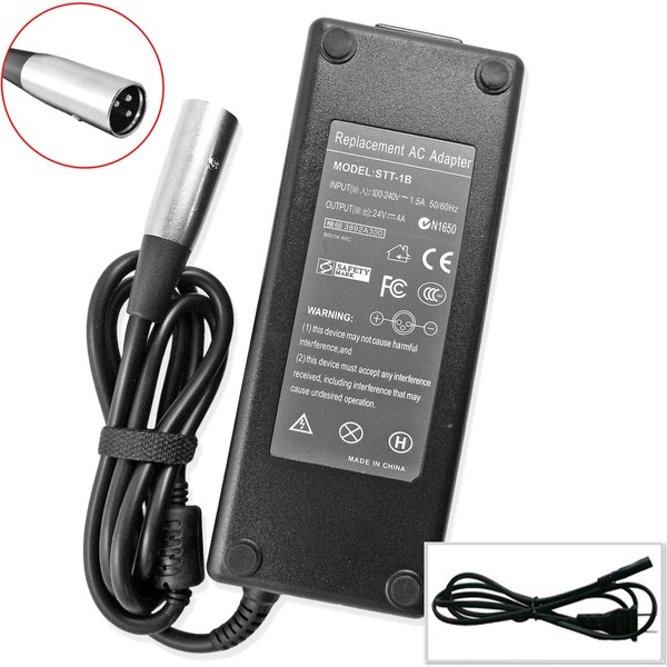 CBK New 24V 4A XLR Mobility Battery Charger for Scooter Jazzy Power Chair