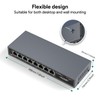 EDUP 2.5G Network Switch, 8 Ports Multi-Gigabit Ethernet Switch, Unmanaged,