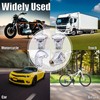 MEAJOO 4PCS Cobra Style Tire Valve Stem Caps, Snakehead Shape,