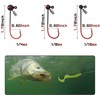 Fishing Shakey Head Jig Hooks - 5/10pcs Lead Head Worm