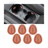 Mandark Car Cup Holder Insert Limiter, 6PCS Silicone Anti Shake