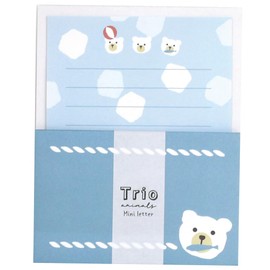 Lab Clip Mini Letter Trio Aquarium Polar Bear B25-TRML-SK