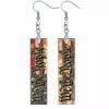 the fun things We The People Constitution Patriotic Earrings USA