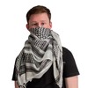 MILSPEC SURPLUS 100% Cotton Black and White Palestinian Shemagh Scarf