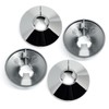 Radiator Pipe Covers Chrome Pipe Collars - Pack of 4