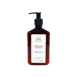 RM Soap Market Goat Milk Lotion, Colorful Colorado Fragrance, Hydrating Lotion for Men and Women With Nourishing Goat Milk, Shea Butter, Sunflower Oil, and Aloe, White Lilies & Sweet Pea Scent, 9 Oz