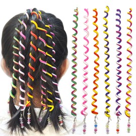 Hair Accessories Girls Set,Twist Hair Accessories, Beautyshow Women Colorful Hair Twist Tool with Rhinestone DIY Hair Styling Accessories Kids Party Favor Hairstyling Gift Daily Dress Up(12Pcs)