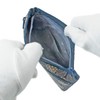Indenya Inden No. 6 Pouch, Deer Leather, Navy Blue Base