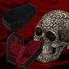YUNNESS Velvets Jewelry Storage Box Coffin Necklace Earring Box Display