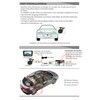 Reversing camera, vehicle-specific camera, inconspicuously integrated into the license plate