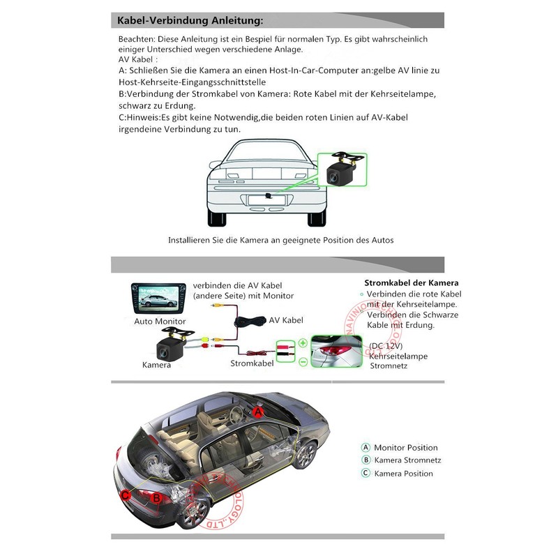 Reversing camera, vehicle-specific camera, inconspicuously integrated into the license plate