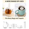 Loose Tea Steeper Extra Fine Mesh, Reusable Tea Infuser Metal,
