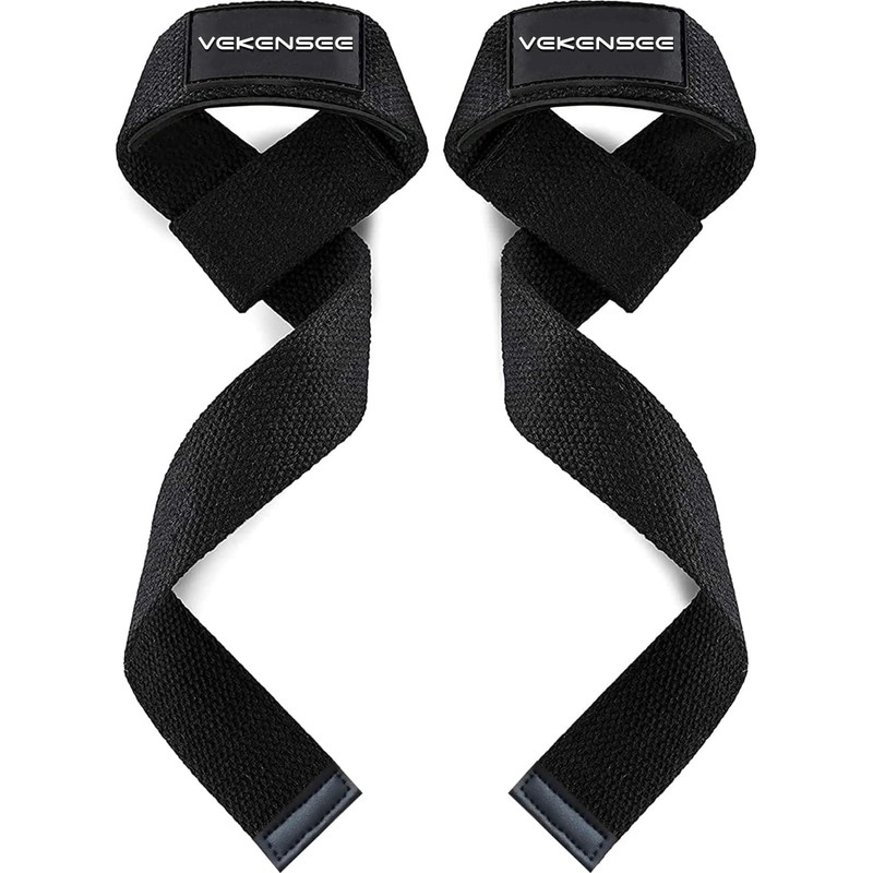 Correas Acolchonadas para Levantamiento de Pesas, VEKENSEE Straps para Gimnasio,