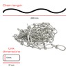 Sterling KZ24L2 Knotted Chain, Bright Zinc, 2.4mm x 2m