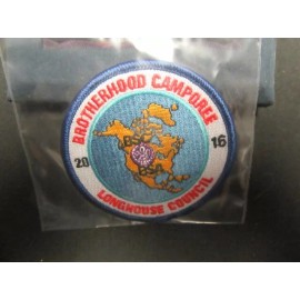 World Brotherhood Camporee 2016 Longhouse Council Patch    KL2