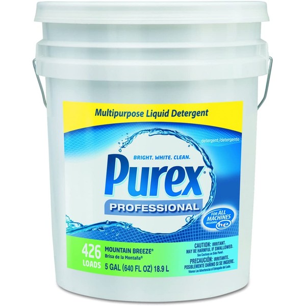 Purex Professional Mountain Breeze Multipurpose Liquid Detergent, 5 Gallon Pail, 426 Loads, 1 Count Pail