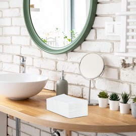 100 Pack Paper Dinner Napkins， 1/8 Fold disposable hand towels for bathroom，2-ply Soft and Absorbent paper towels for Kitchen Party Wedding Bathroom and Everyday Use (100)