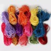 왁스실 나일론 왁스 라인 폴리에스터 면 라운드 로프 스트링 재봉 1mm 15mm 2mm [Khaki] Waxed Nylon Wax Line Polyester Cotton Round Rope String Sewing 1mm 15mm 2mm [Khaki]