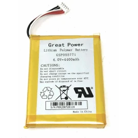 Battery Great Power Lithium polymer Battery 4.0v 4400mAh GSP055771