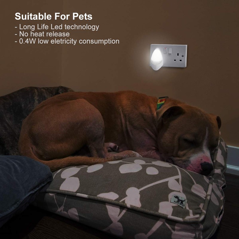 2 Pack Automatic LED Night Light - Plug in &