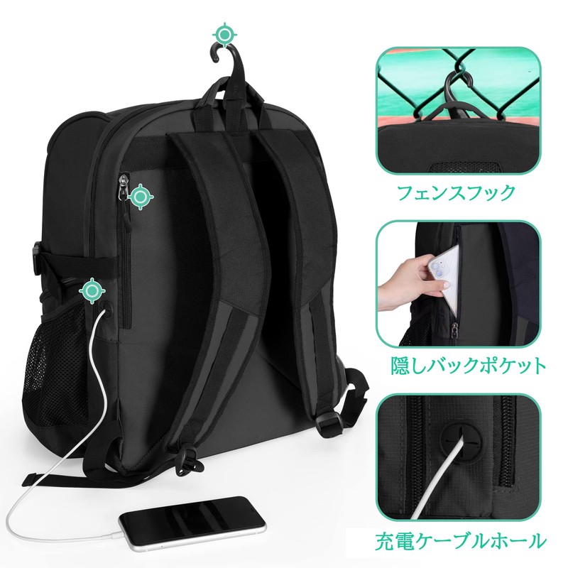 GOBUROS Basketball Backpack Basketball Bag Backpack Basketball Backpack Basketball/Soccer/Volleyball Backpack